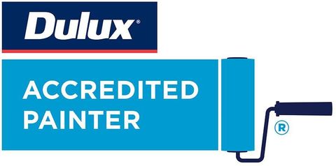 The dulux logo is for an accredited painter.