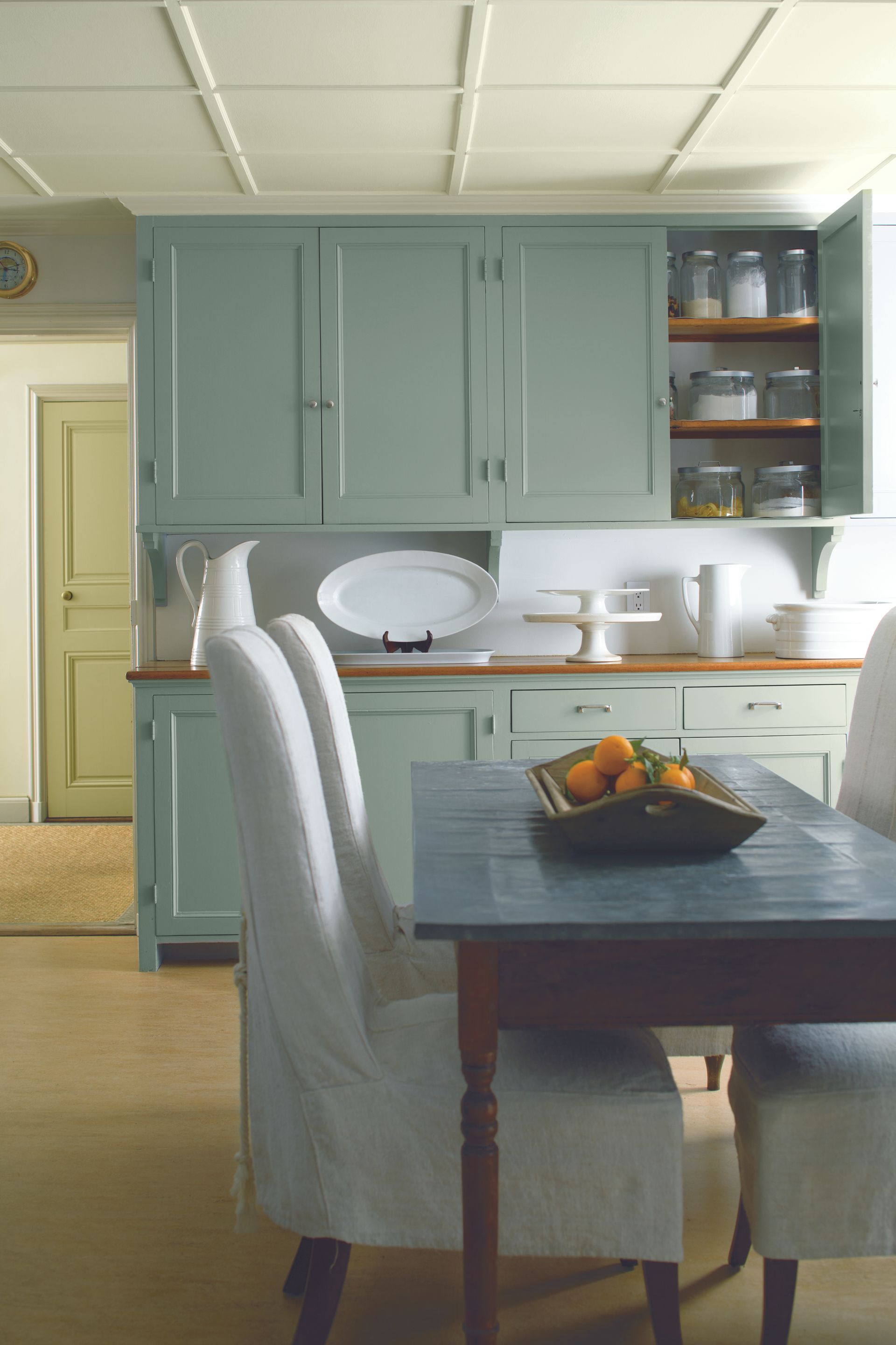 Dining room with interior paint