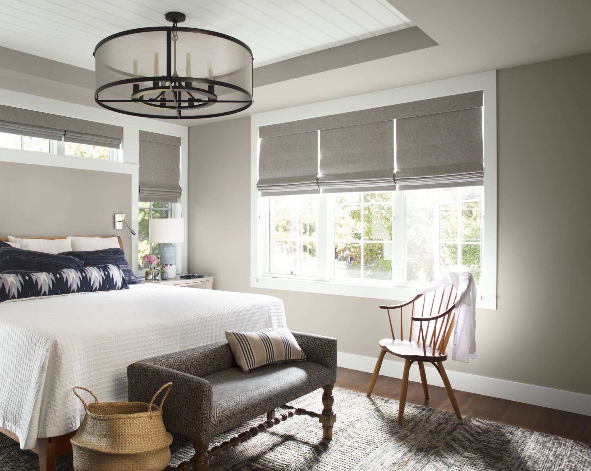 Bedroom with interior paint
