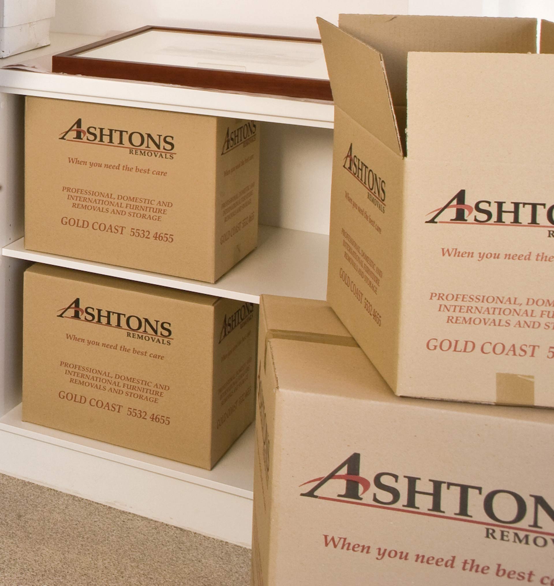Ashtons Removals Boxes | Molendinar, Qld | Ashtons Removals