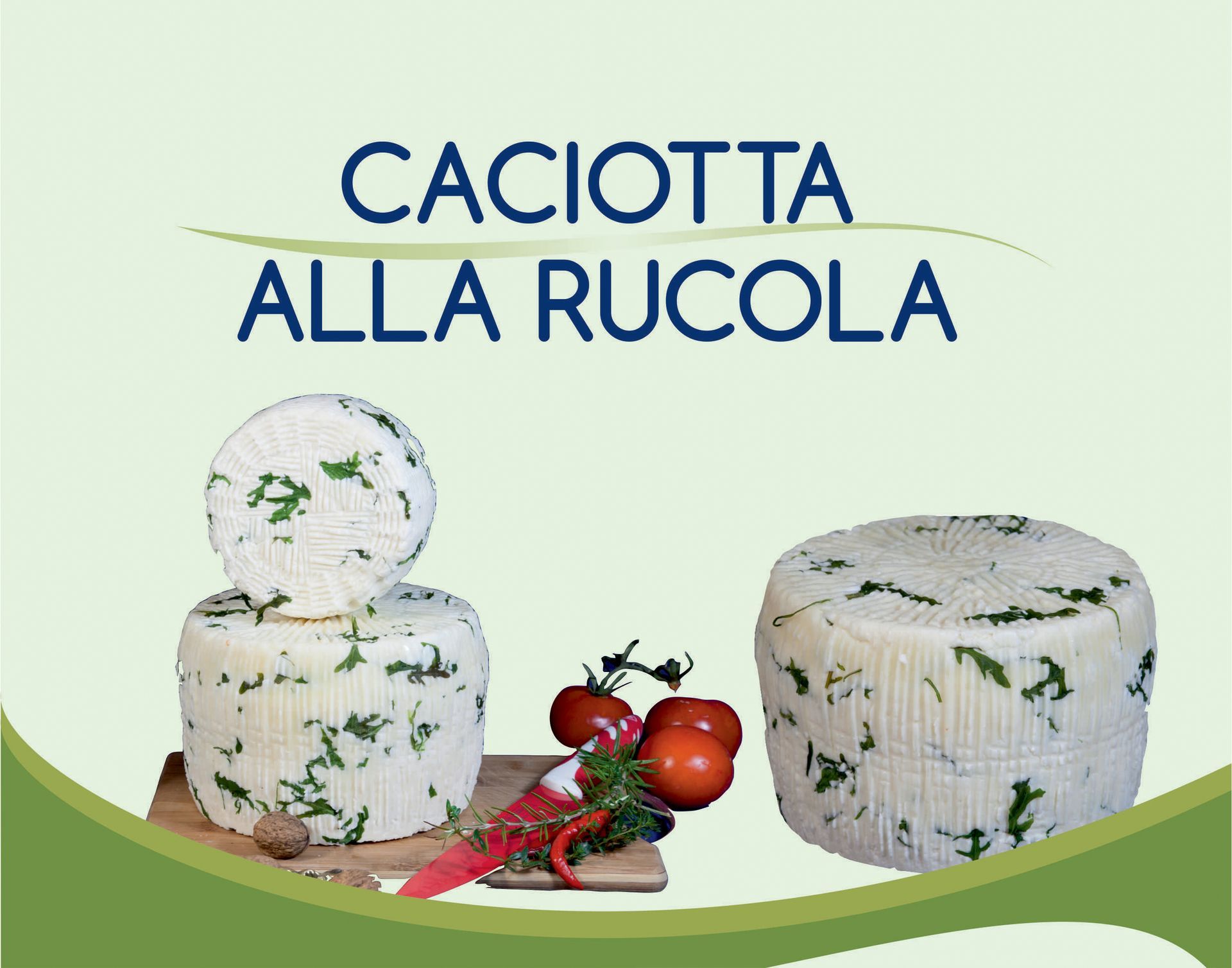caciotta alla rucola