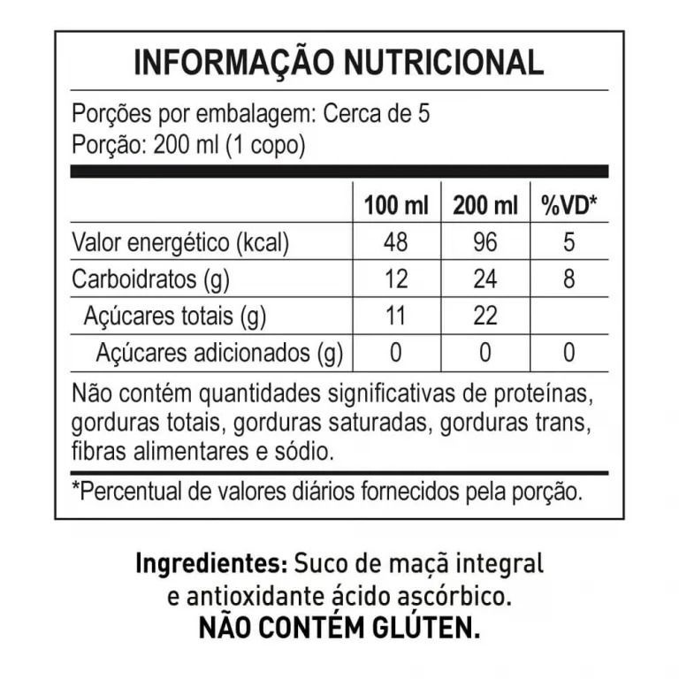 Suco de Maçã Integral