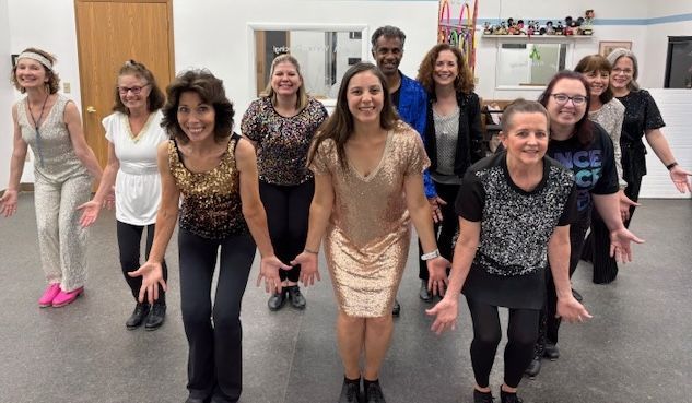 Adult Tap Clss at Fairgrieve Schoool of Dance.