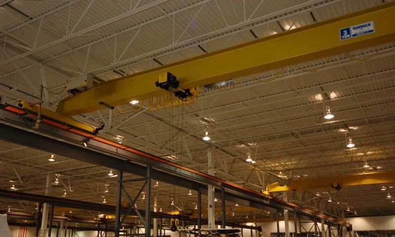 Large Industrial Crane for a distribution facility