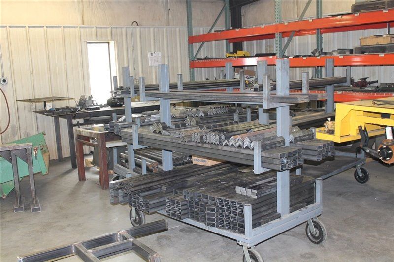Aluminum Fabrication Station at Wolf HIlls Fabricators