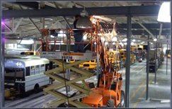 Platnick Crane & Steel Technician servicing an industrial crane