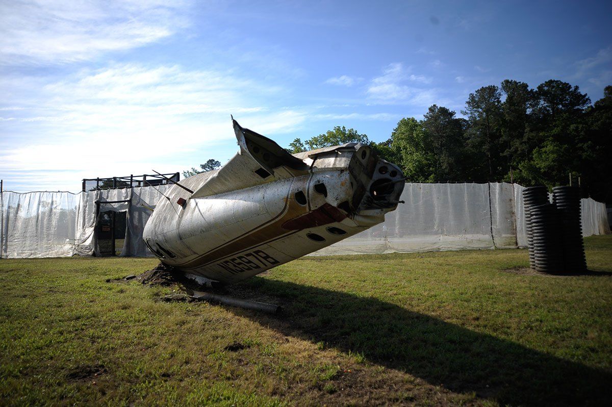 Mout Site Field - Downed Airplane