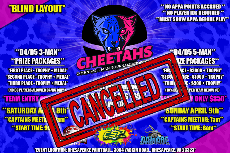 Cheetah Tournament Weekend Lets Play Paintball