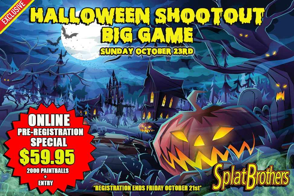 Halloween Shootout Big Game Lets Play Paintball