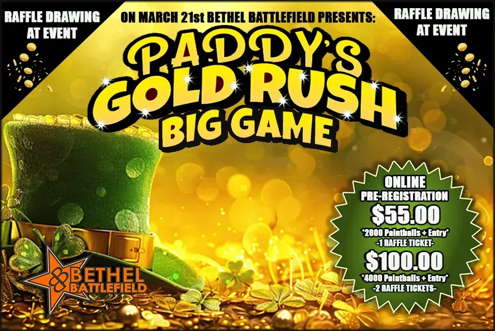 An advertisement for a halloween shootout big game