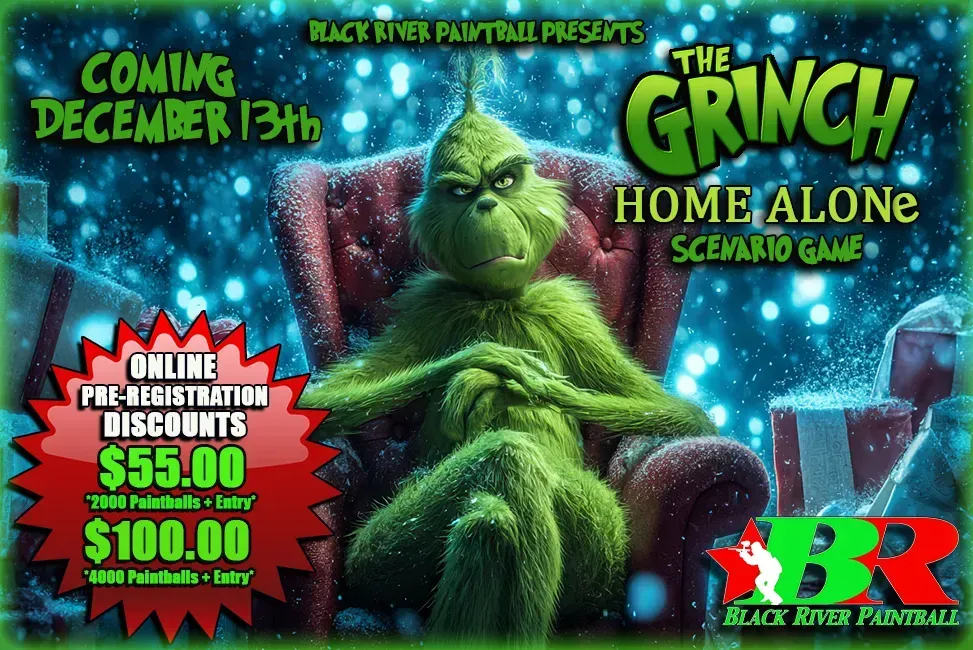A poster for the grinch and the christmas nightmare