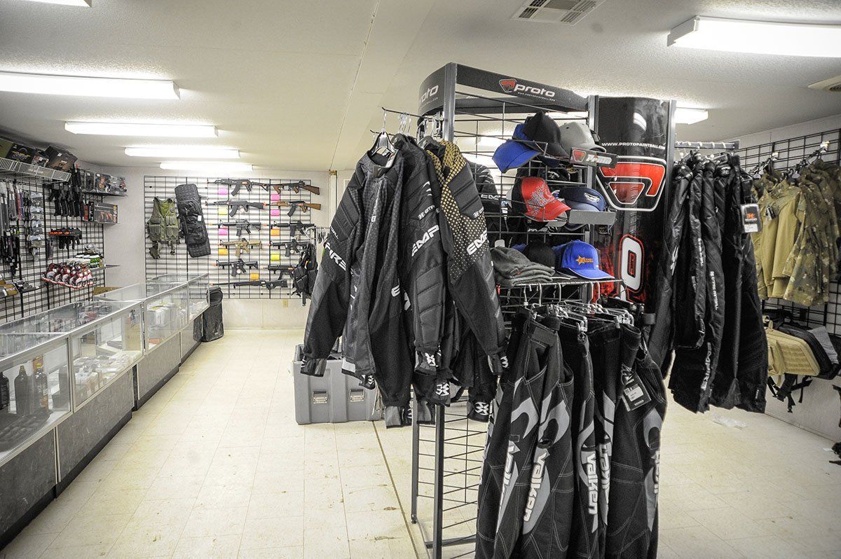 A store filled with lots of clothes and hats.