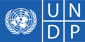 The united nations logo is on a blue background.