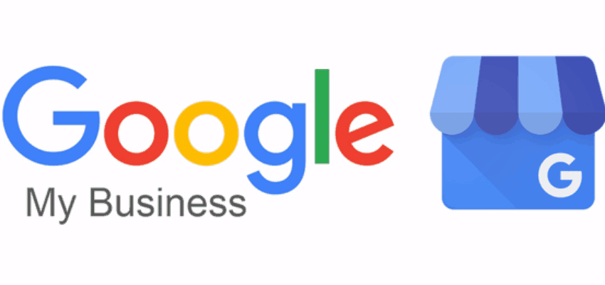 A Google my Business logo with a picture of a store.