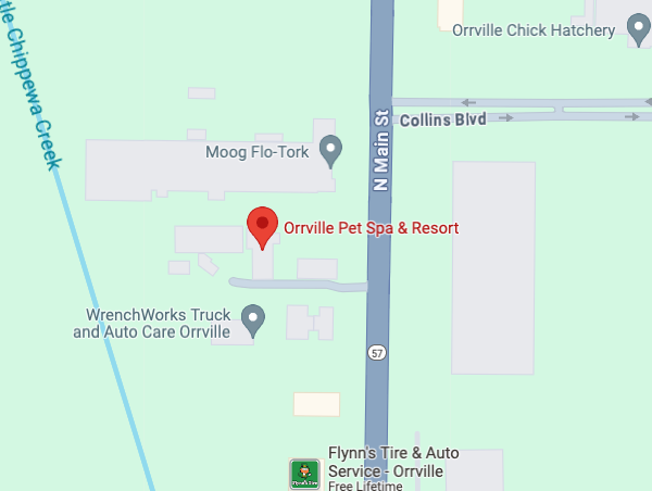 arrville pet spa map