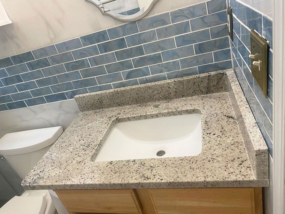 Bathroom Sink — Greensboro, NC — Peakstone Granite & Marble