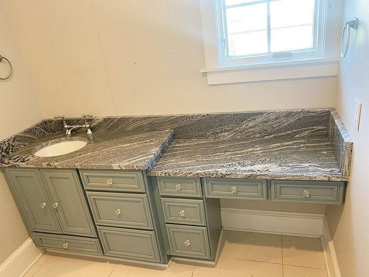 New Vanity and Sink — Greensboro, NC — Peakstone Granite & Marble