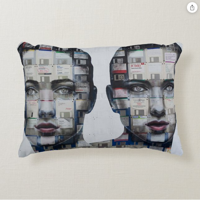 Nature of Woman Accent Pillow