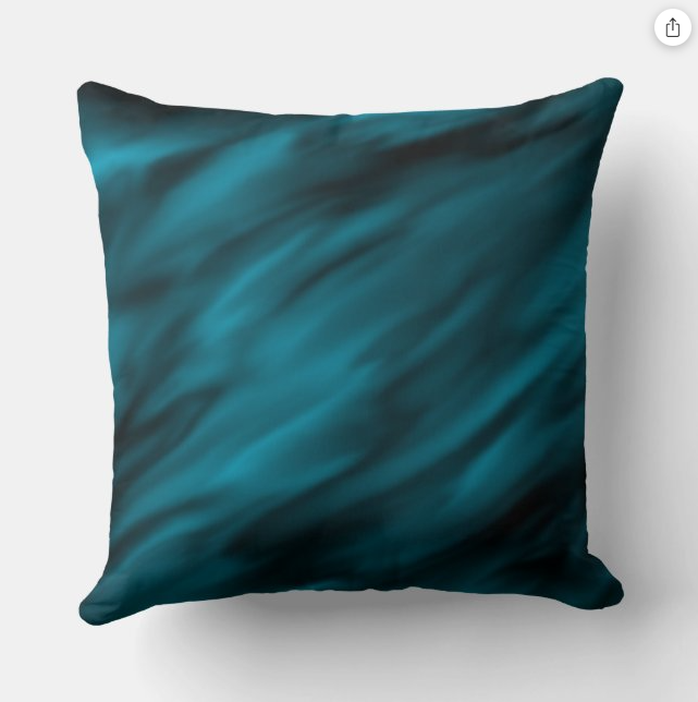 Blowing Bubble Gum Throw Pillow