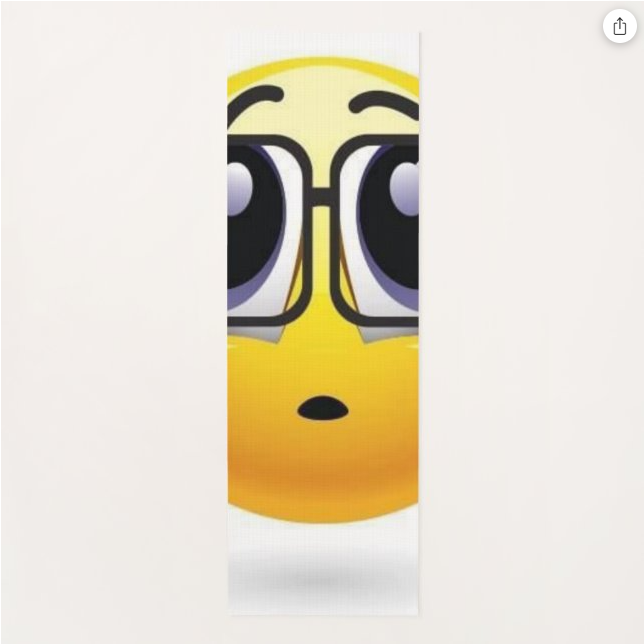 Emoji Smiling Yoga Mat
