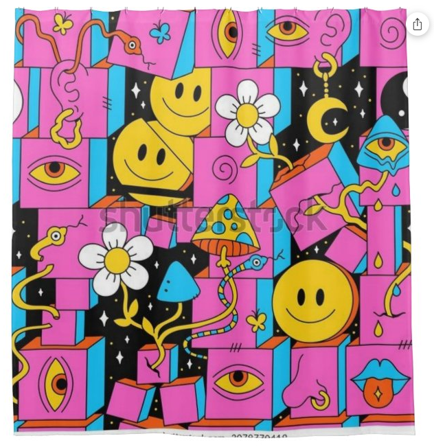 Emoji Shower Curtains