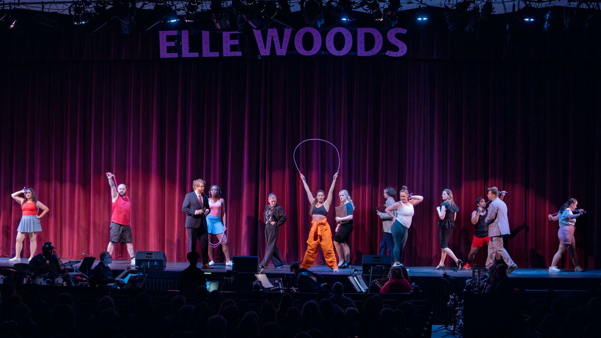 A stage production of