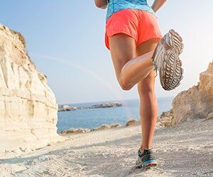 Running on seaside path — Ankle in Tampa, FL