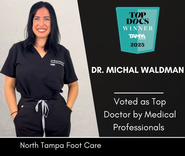 A picture of dr. michal waldman from north tampa foot care. A picture of dr. michal waldman from north tampa foot care.