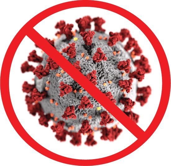 No virus germs symbol