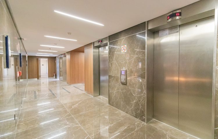 ADA compliant elevator handrails