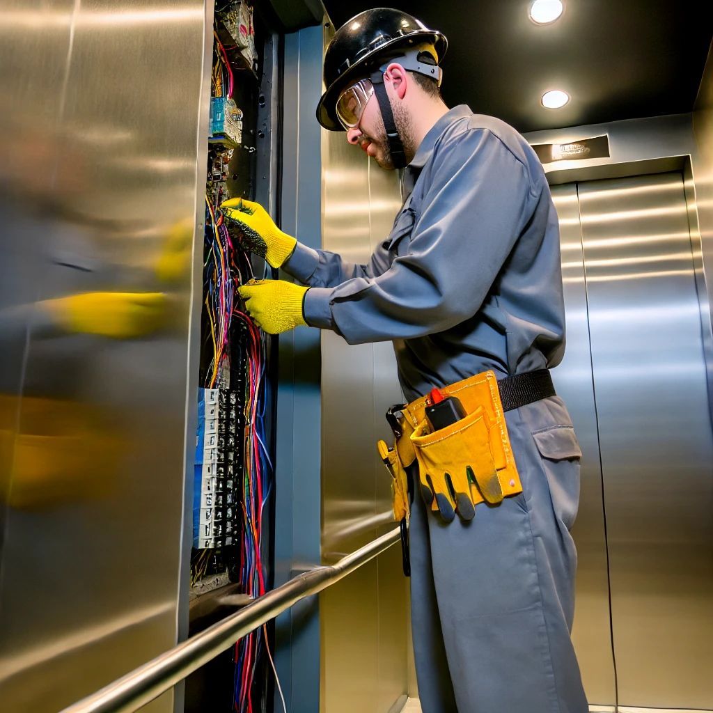 professional elevator technician