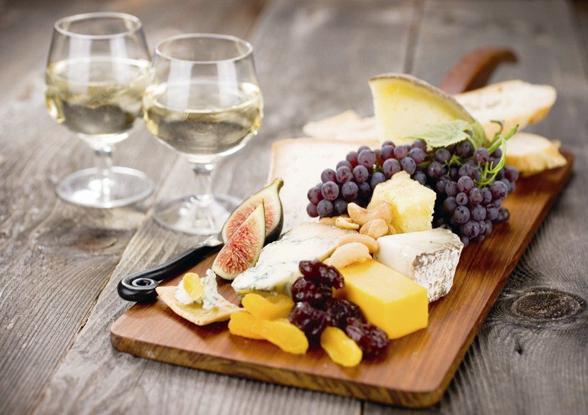 wine cheese platter