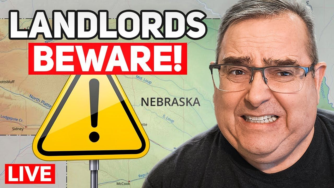 Man with glasses looking stressed, the word 