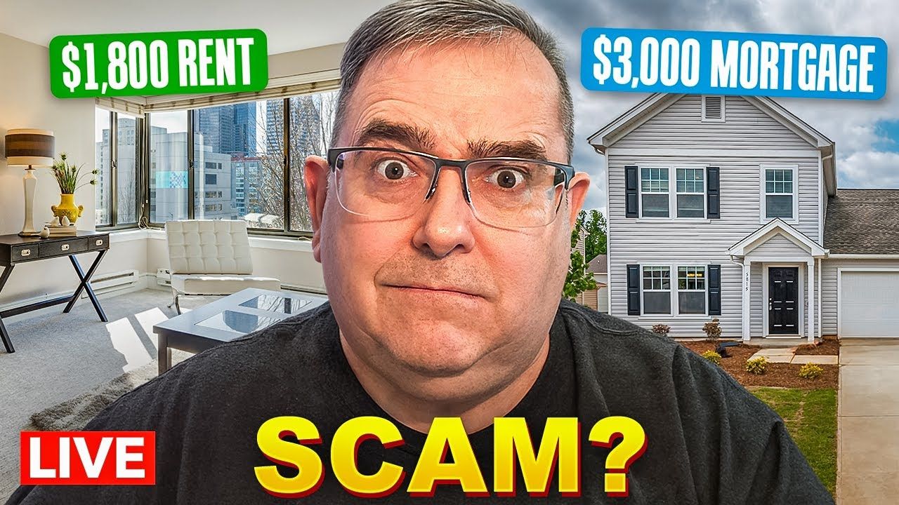 Man with glasses looking confused, next to 