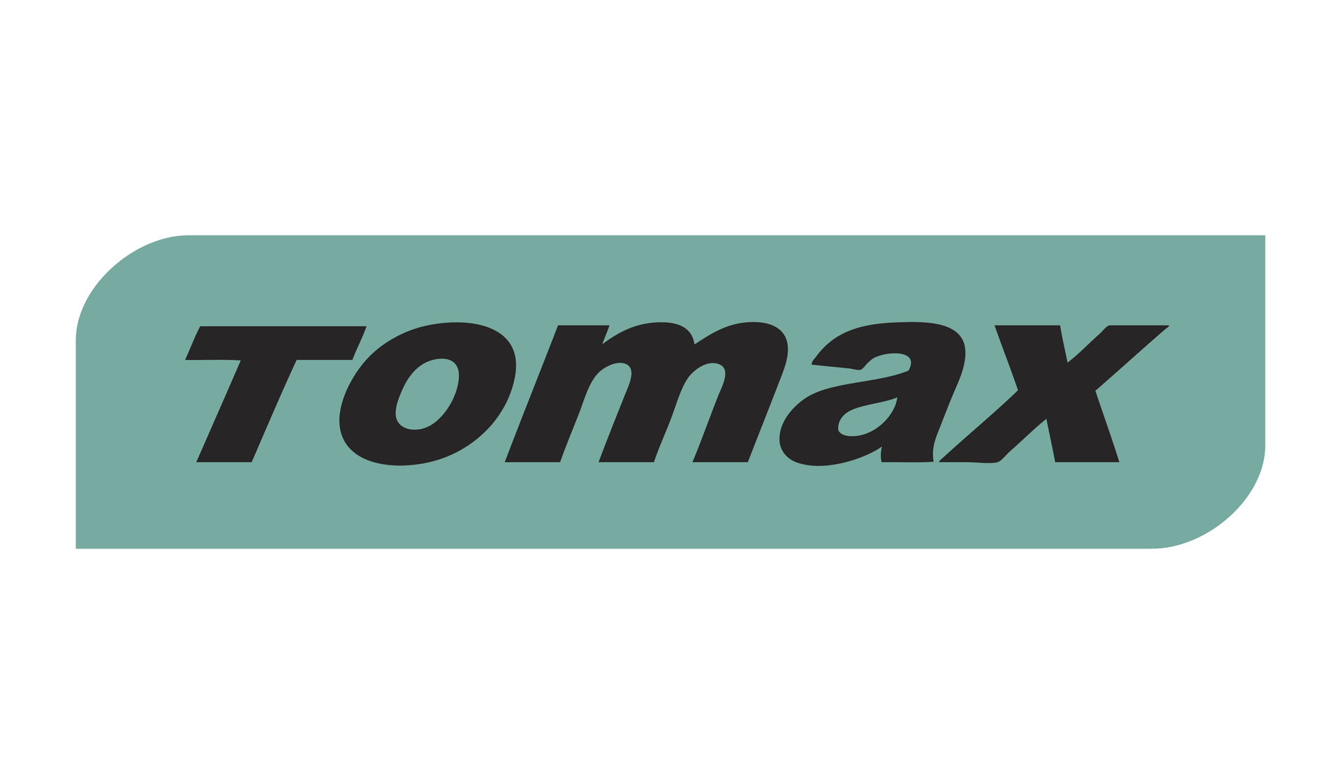 A logo for Tomax