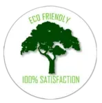 A sticker with a tree on it that says