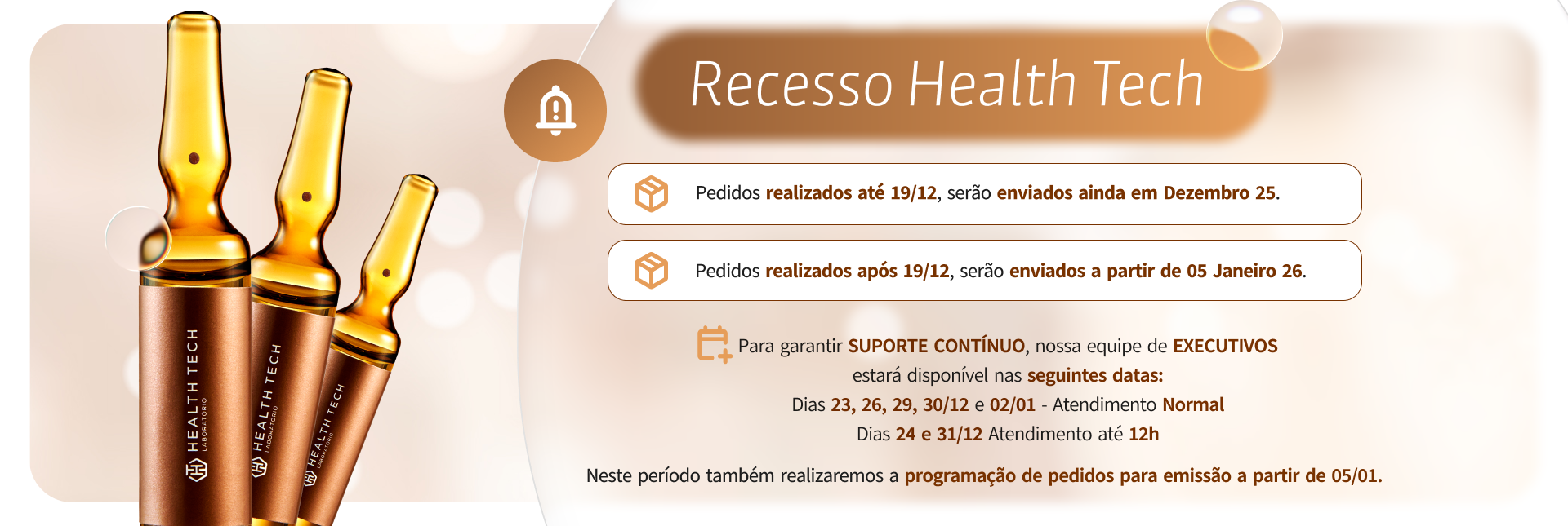 Aviso Recesso Health Tech