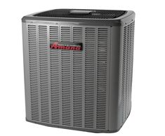 A picture of an air conditioner on a white background.