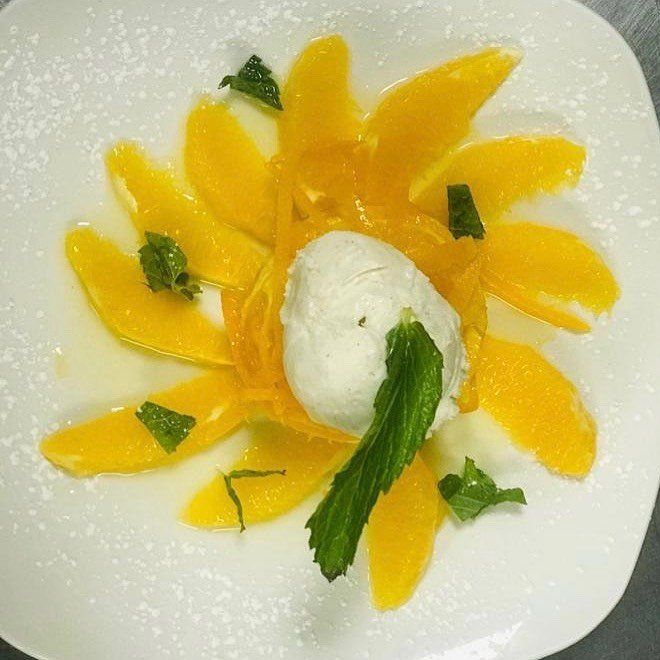 Dessert all'arancia allá