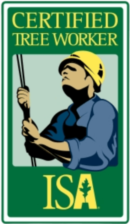 Real Tree Trimming & Landscaping, Inc. Certified Tree worker ISA Logo