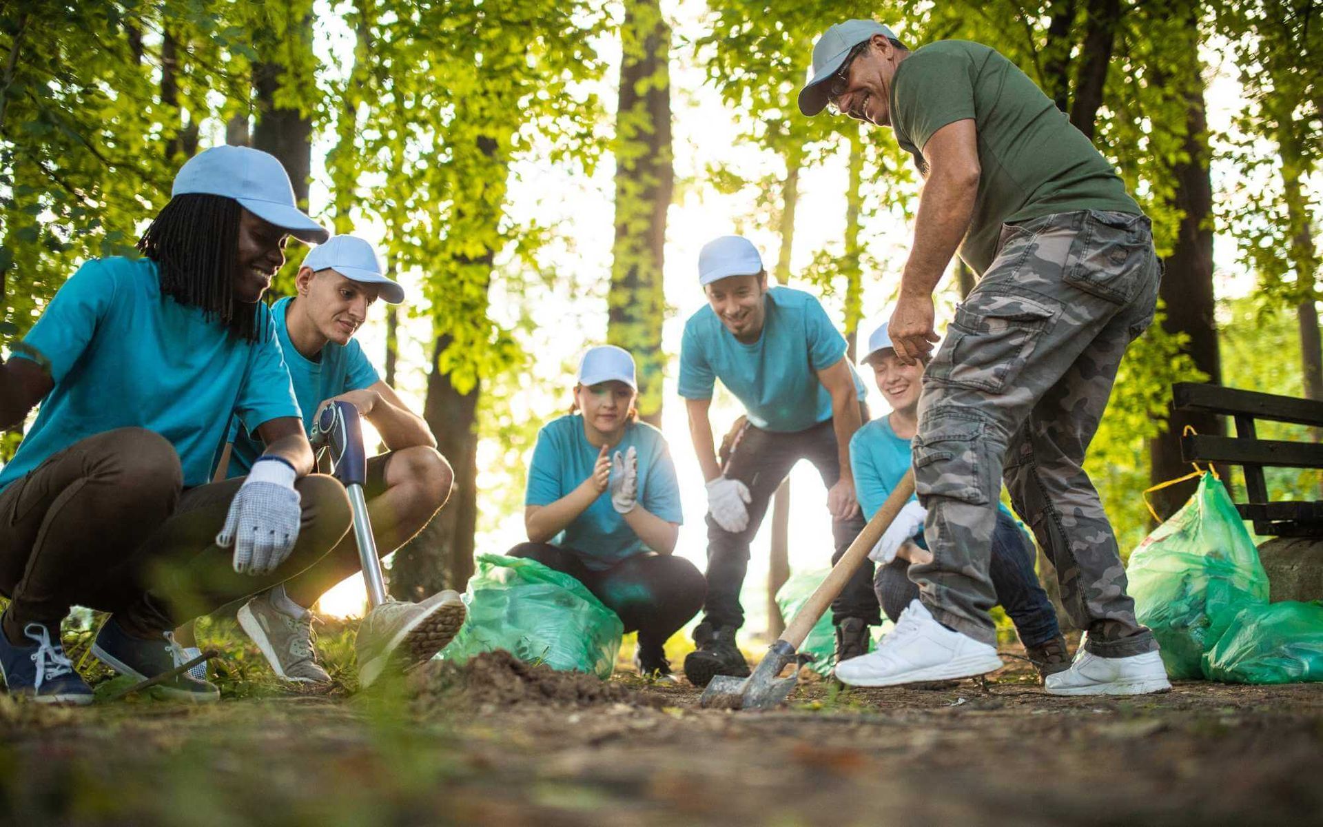 group tree planting in Boca Raton, FL