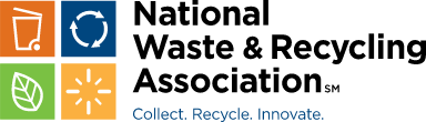 The logo for the national waste and recycling association