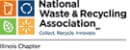 The logo for the national waste and recycling association