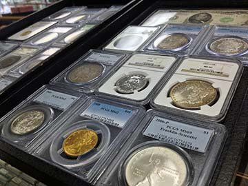 Coins that were traded to our coin dealer in Central Point, OR