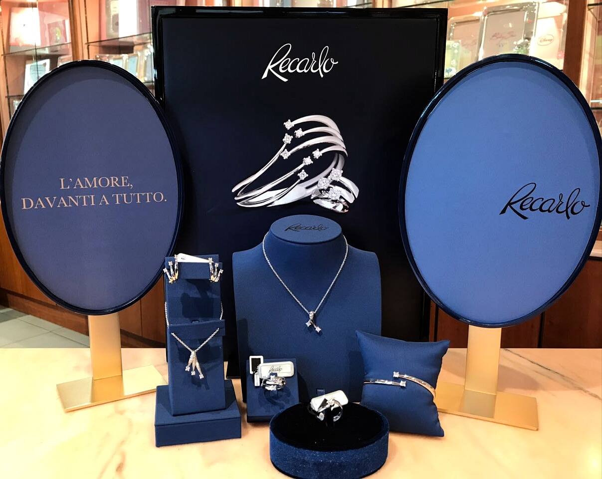 Esposizione gioielli in oro