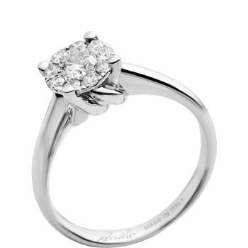 Anello solitario con diamante