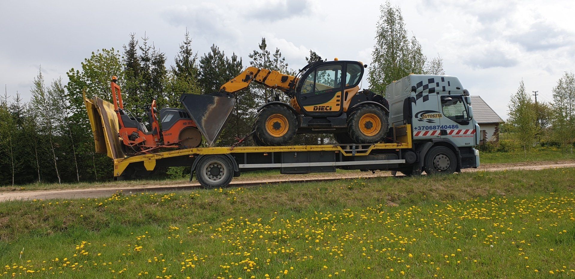 Traktorių pervežimas