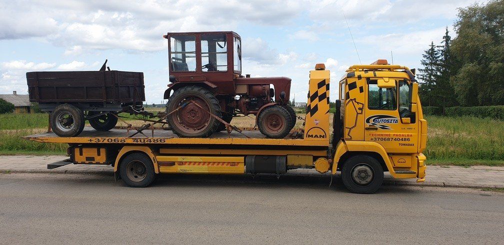 Traktorių pervežimas