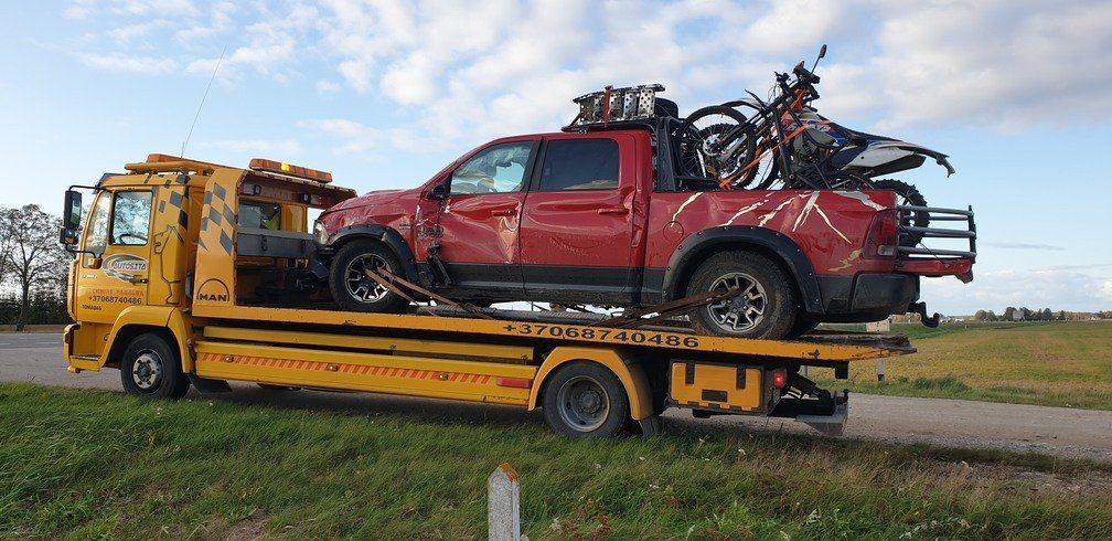 Statybinės technikos pervežimas