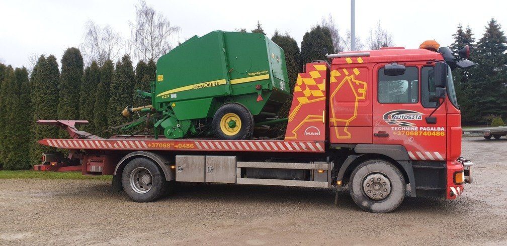 Žemės ūkio padargų pervežimas